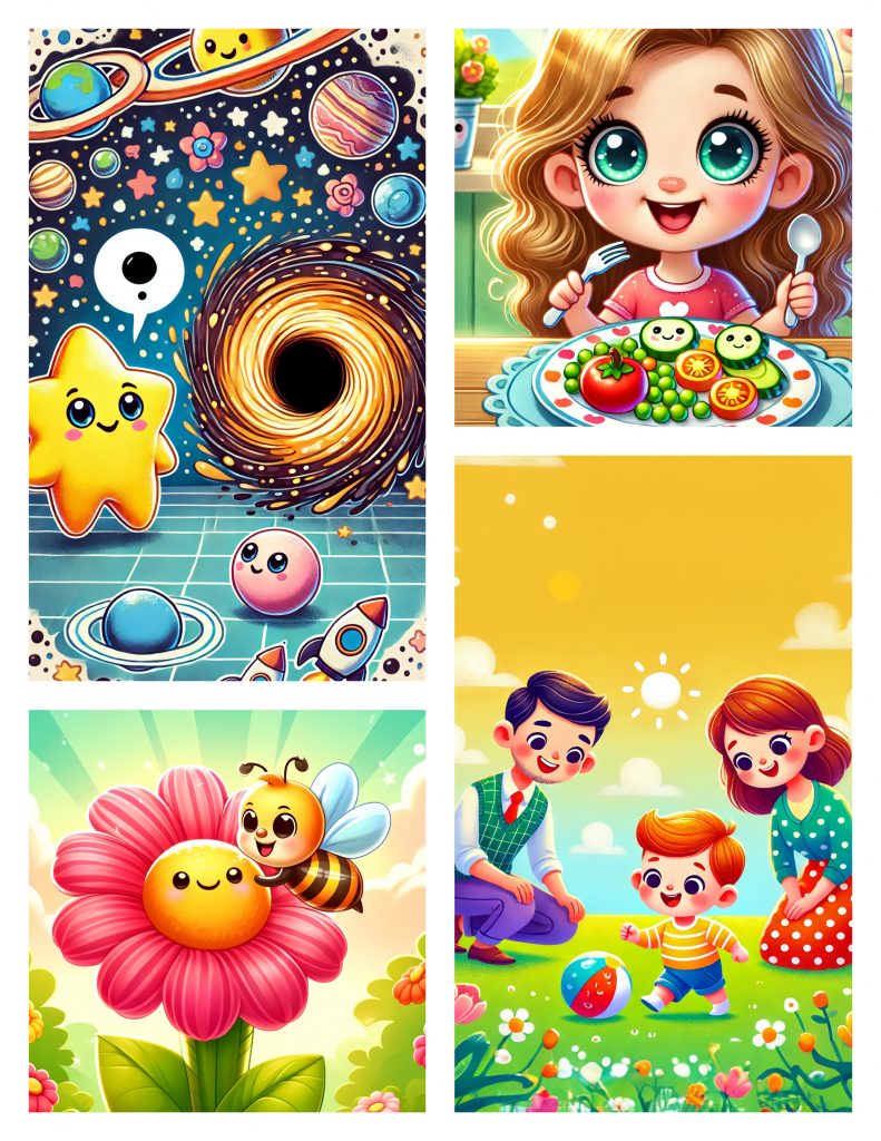 Kindgerechte Antworten auf verschiedene Fragen